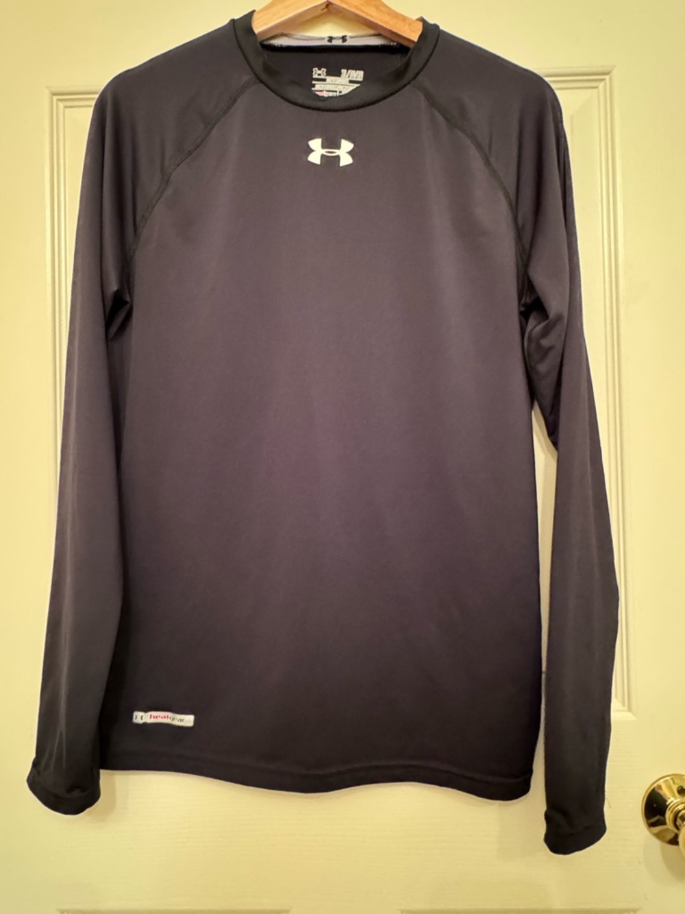 Under Armour Men's Long Sleeve HeatGear Compression Shirt - Black